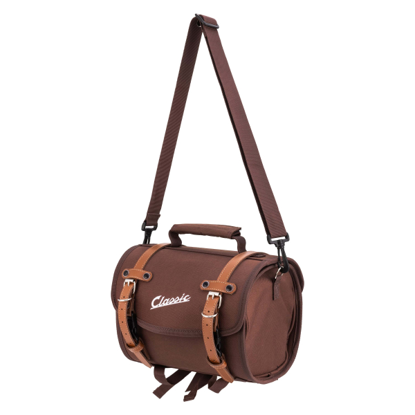Tasche/Koffer für Gepäckträger - "Classic" - 10 Liter - tobacco-braun
